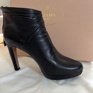 Black Prada booties size 7/37